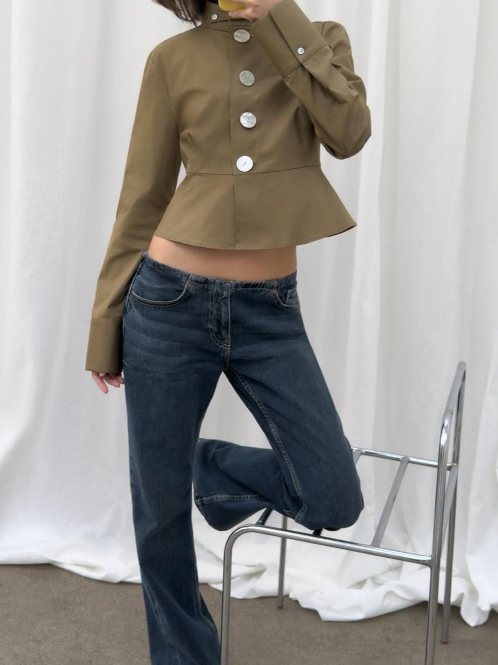 ZARA TRF LOW RISE JEANS Brand new